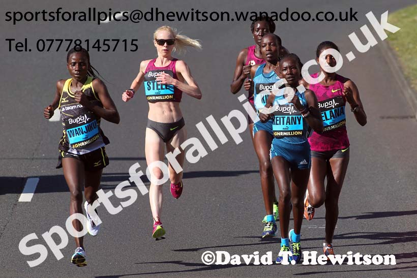 Womens 2014 BUPA Great North Run. Photo: David T. Hewitson/Sports for All Pics